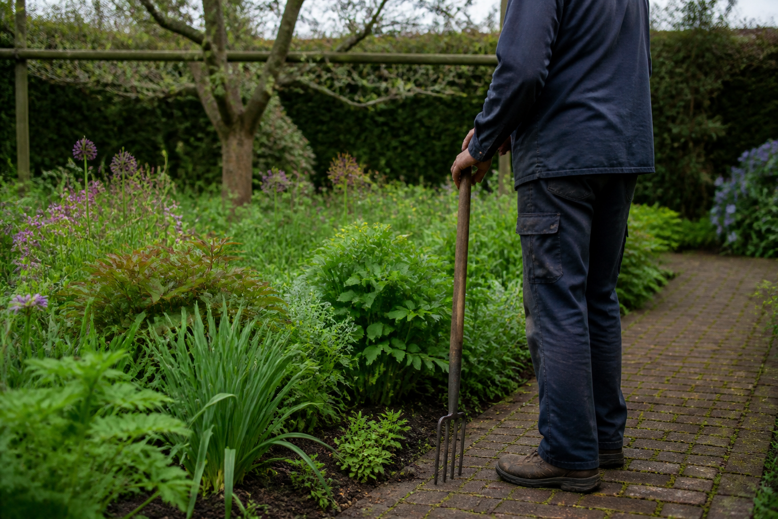 Tuinpoort plaatsen