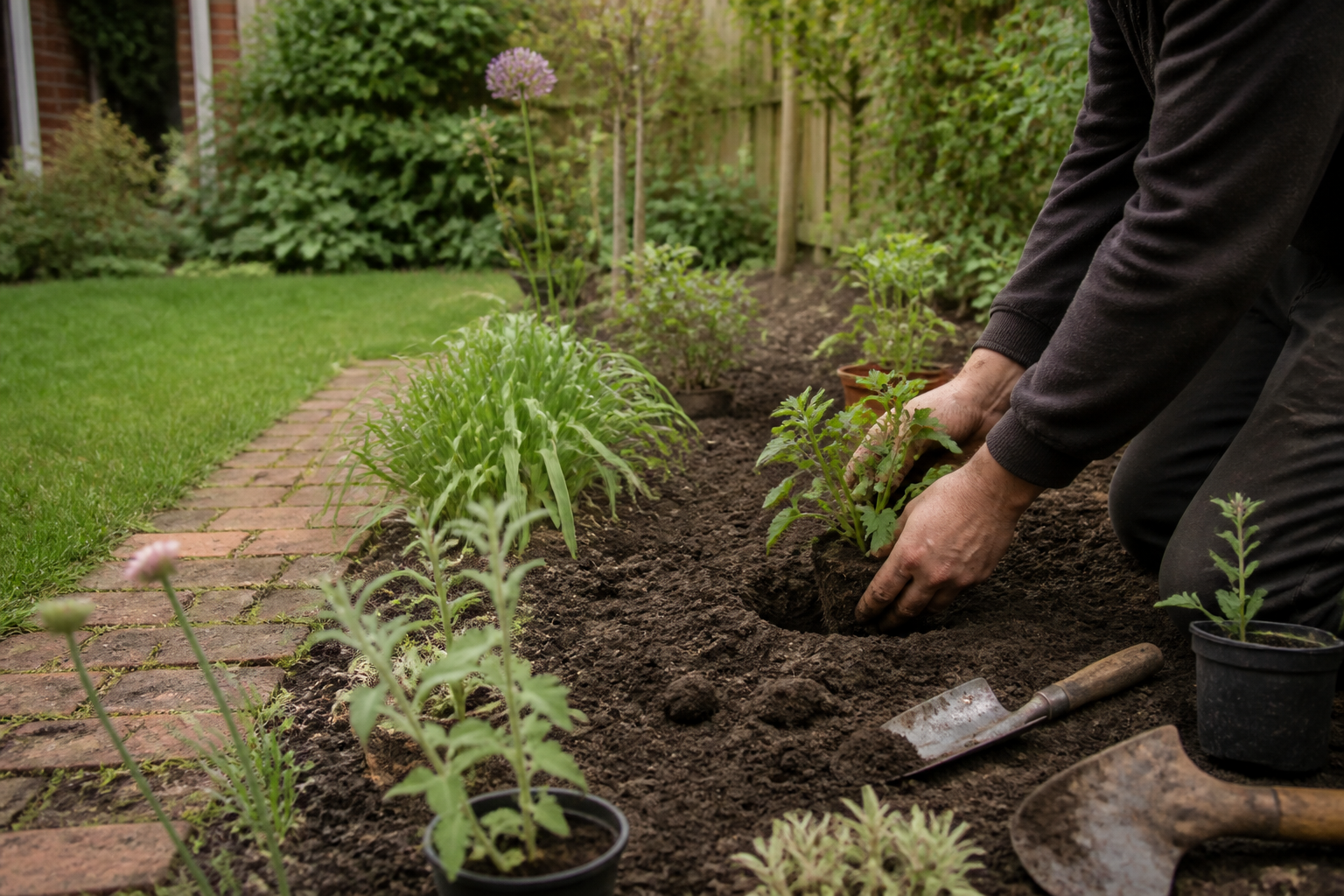 Border of plantvak aanleggen